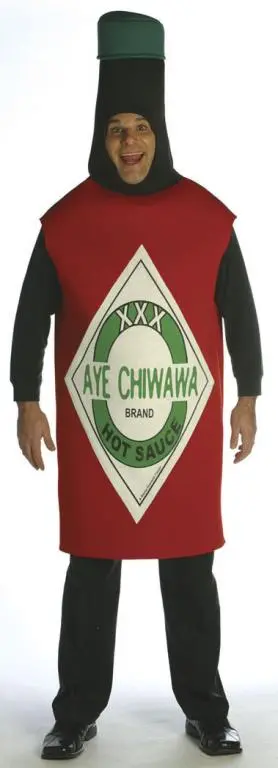 Hot Sauce Adult Costume 1 Hot Sauce Adult Costume
