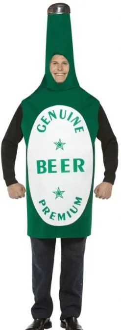 Green Beer Bottle Costume