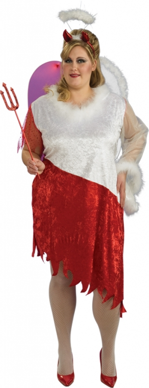 Angel And Devil Plus Size Costume 1 Angel And Devil Plus Size Costume