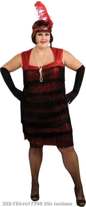 Flapper Plus Size Costume 1 Flapper Plus Size Costume