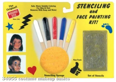 Stenciling And Face Painting Kit 1 Stenciling And Face Painting Kit