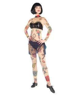 Lydia The Tattooed Lady Circus Costume For Women