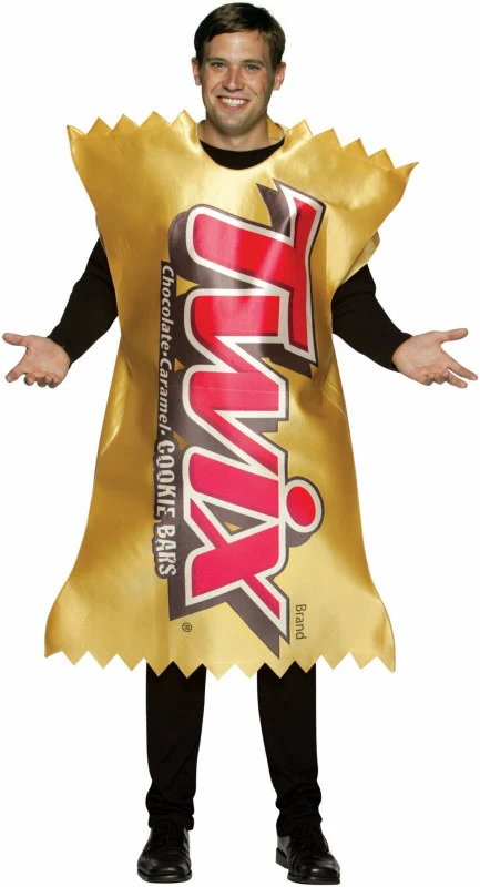 Twix Wrapper Adult Costume 1 Twix Wrapper Adult Costume
