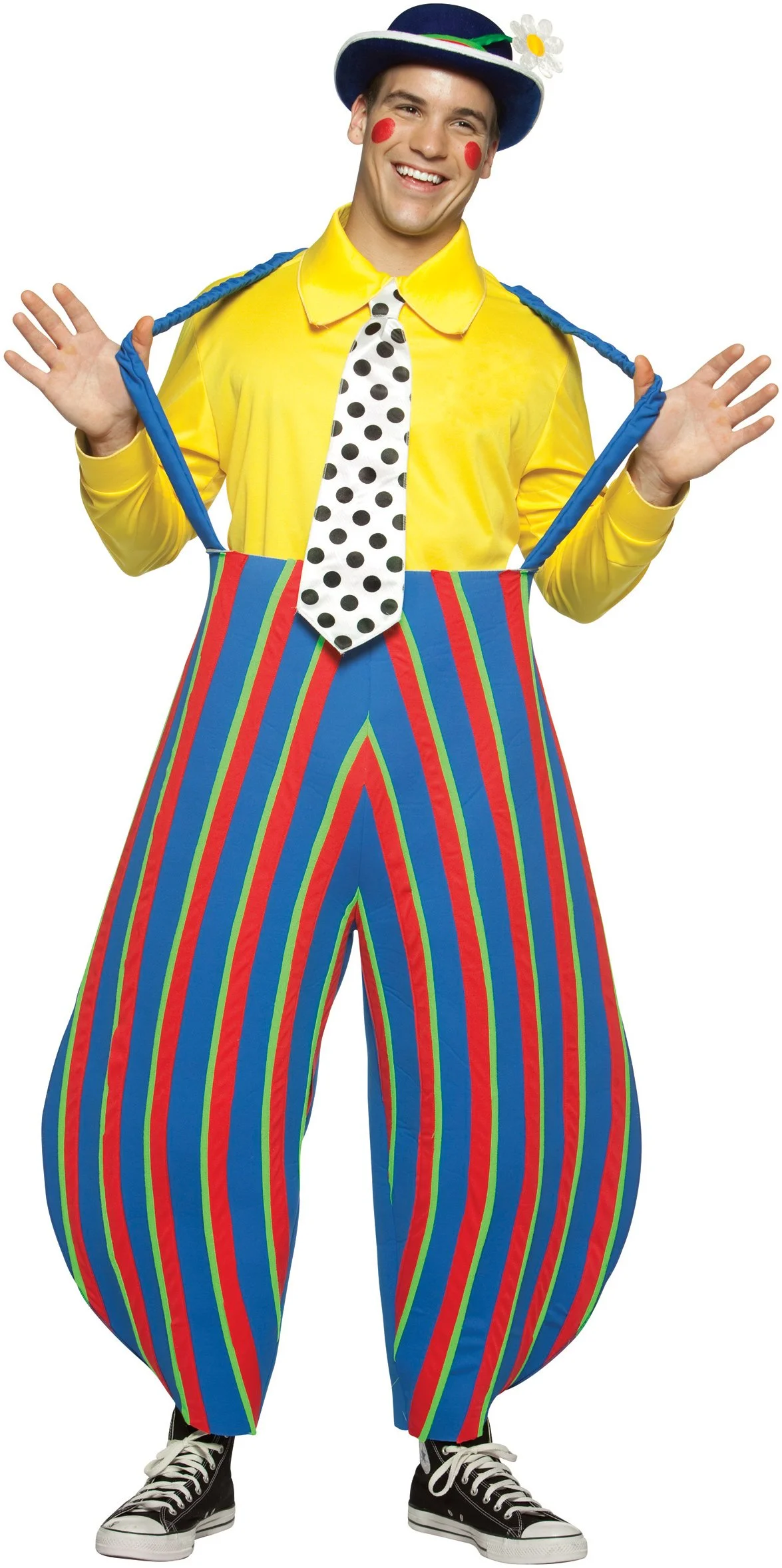Stripey The Clown Adult Circus Costume 1 Stripey The Clown Adult Circus Costume