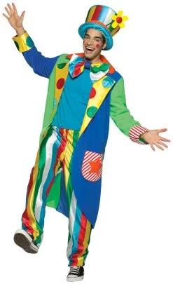 Long Coat Louie Clown Adult Circus Costume
