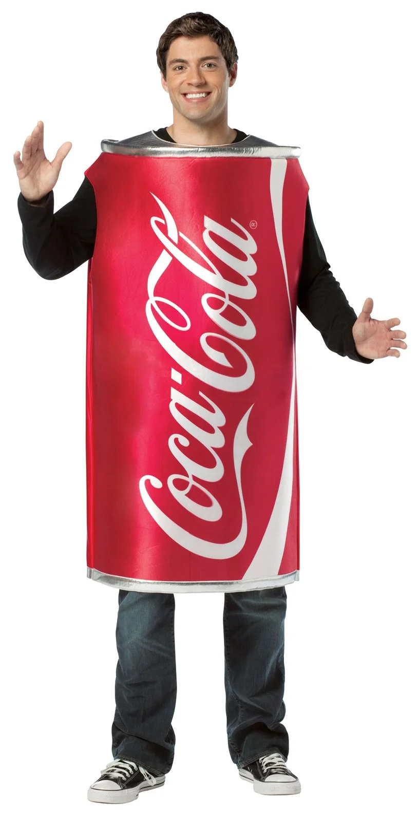 Coca-Cola - Coke Can Adult Costume 1 Coca-Cola - Coke Can Adult Costume