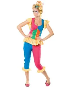 Womens Jingles The Jester Circus Costume