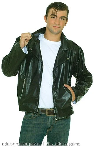 Adult Plus Size Greaser Jacket 1 Adult Plus Size Greaser Jacket