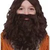 Child Biblical Wig And Beard Set