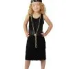 Child Black Fringe Flapper Costume