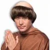 Dark Brown Monk Wig
