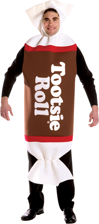 Tootsie Roll Adult Costume 1 Tootsie Roll Adult Costume