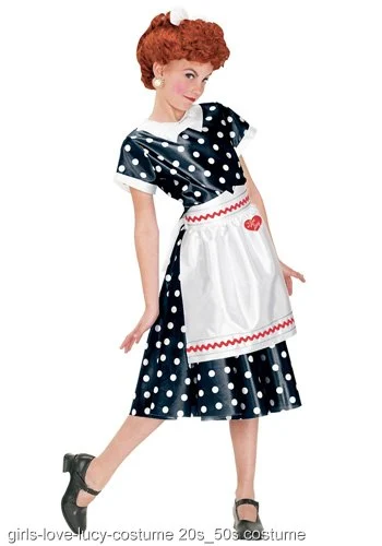 Girls I Love Lucy Costume 1 Girls I Love Lucy Costume