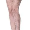 Adult White Fishnet Stockings